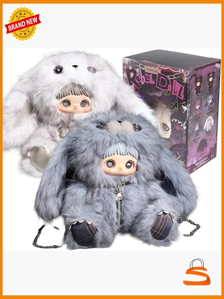 400% Plush Cute Backpack Blind Box Mini Backpack Collectible Bag Doll Series